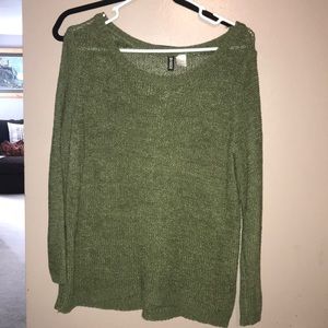 Hunter green sweater